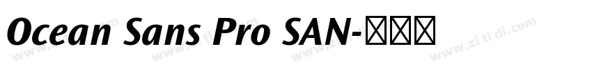 Ocean Sans Pro SAN字体转换